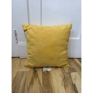 Room Essentials yellow throw pillow